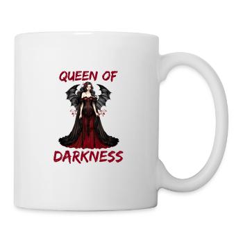 Queen of Darkness für Gothik Fans - Tasse - Weiß - Rechts