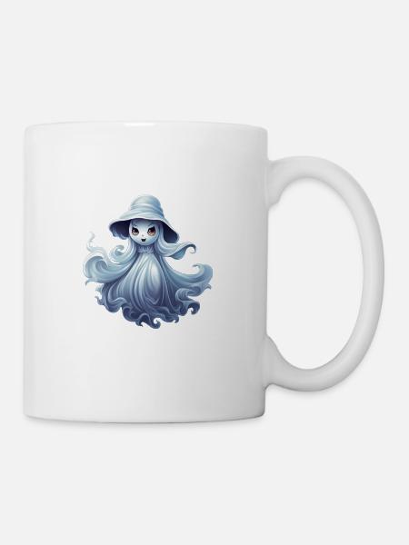 Niedlicher Freundlicher Geist für Kinder für - Tasse - Weiß