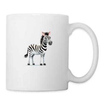 Niedliches Zebra für Kinder für Kinder - Tasse - Weiß - Rechts