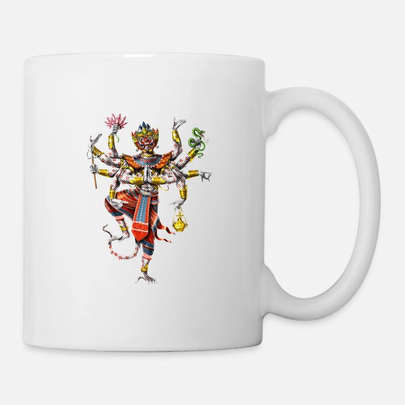 Cambodian Khmer Hanuman - Mug - white