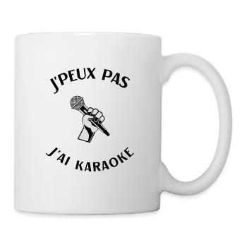 Karaoke Humor Gift I Can't I Have Karaoke - Mug - white - Right