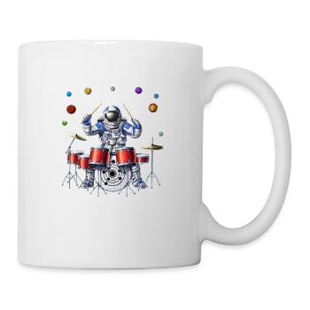 Batteur d’astronaute - Mug blanc - blanc - Droite