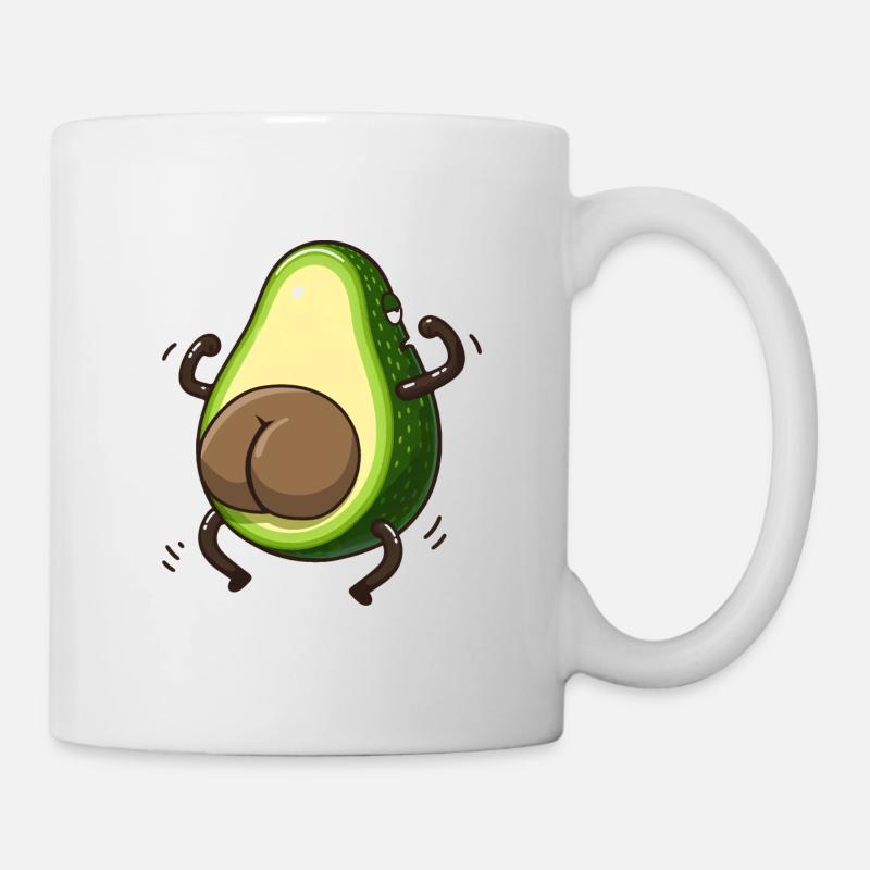 Butt funny Avocado Guac - Mug - white