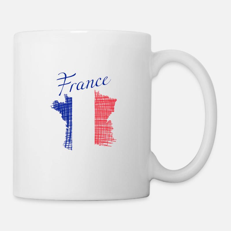 Frankreich France - Tasse - Weiß