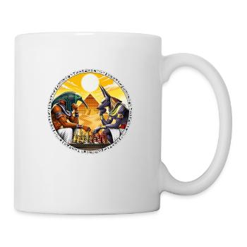 Dieux de la mythologie égyptienne Anubis - Mug blanc - blanc - Droite