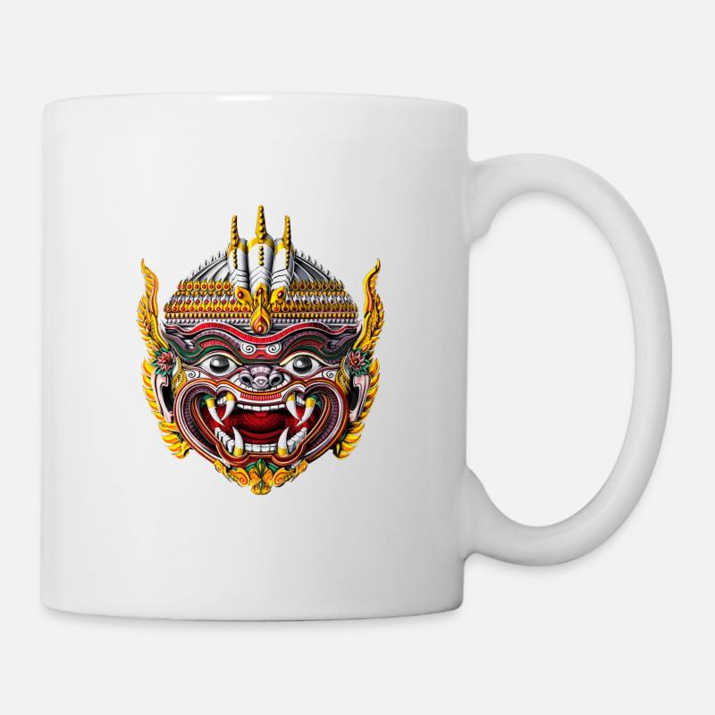 Danseuse khmère cambodgienne Hanuman - Mug blanc - blanc