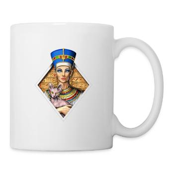Reine égyptienne de Néfertiti - Mug blanc - blanc - Droite