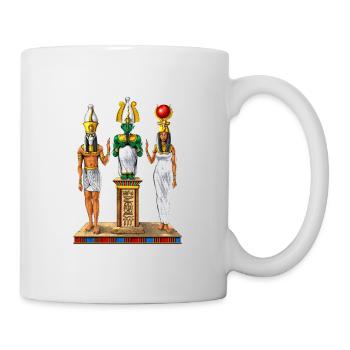 Altägyptische Heilige Dreifaltigkeit - Tasse - Weiß - Rechts