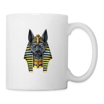 Ägyptischer Gott Anubis - Tasse - Weiß - Rechts