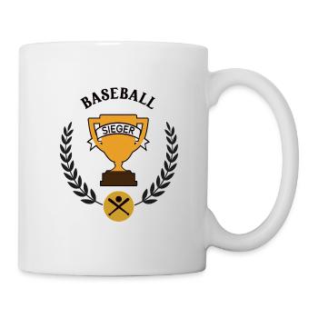 Baseball Sieger Baseballer Spieler Team Sieg - Tasse - Weiß - Rechts