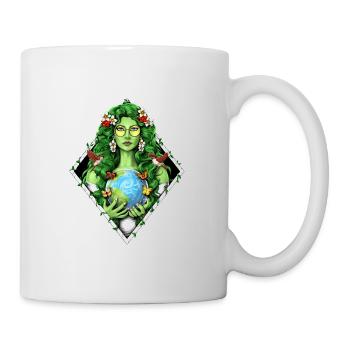 Gaïa Déesse de la Terre Mère - Mug blanc - blanc - Droite