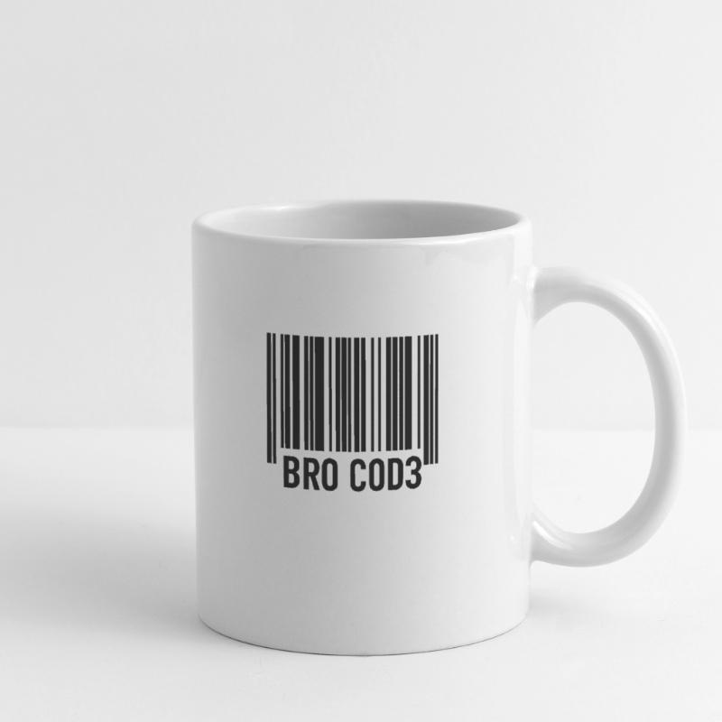 Bro Cod3 Barcode Design - Bro Code Mug