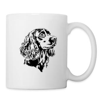 Boykin Spaniel Portrait Chien Chien Wilsigns - Mug blanc - blanc - Droite