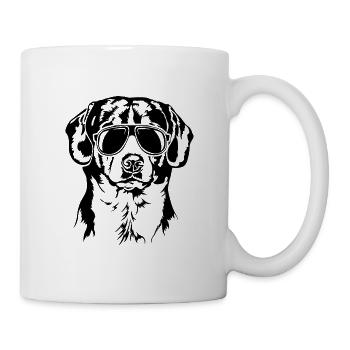 Entlebucher Chien de montagne Cool Portrait Wilsigns - Mug blanc - blanc - Droite
