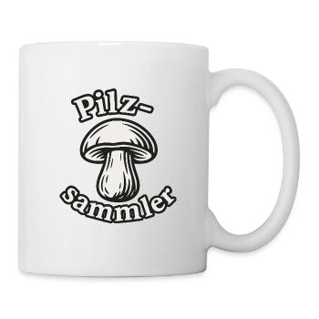 Mushroom Collector Motif - Mug - white - Right