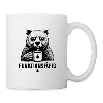 Bär FUNKTIONSFÄHIG 3 - Tasse - Weiß - Rechts