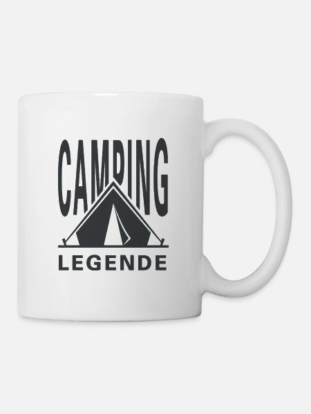 Camping legend - Mug - white