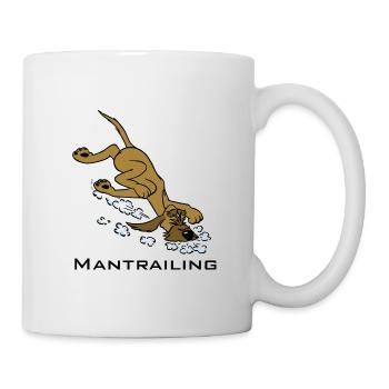 Mantrailing - Tasse - Weiß - Rechts
