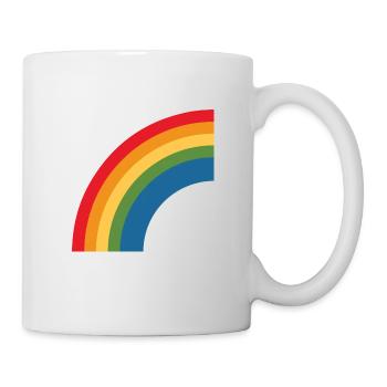 rainbow lbgt - Tasse - Weiß - Rechts
