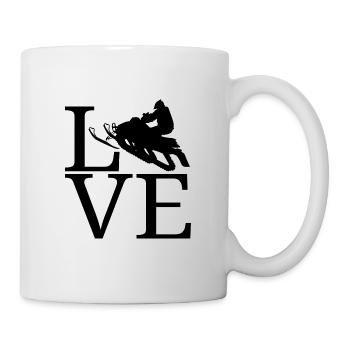 Snowmobile snowmobile snowmobile - Mug - white - Right