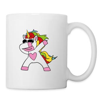 Cute Funny Cool Unicorn Unicorns fable - Mug - white - Right