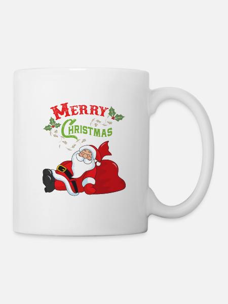 Weihnachtsmann - Tasse - Weiß
