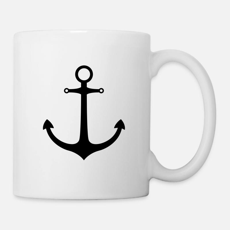 Anker Maritim - Tasse - Weiß