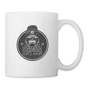 Samma va encore - le sort amusant - Le logo de la Ruhrpott - Mug blanc - blanc - Droite