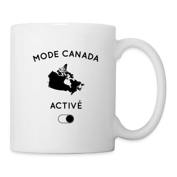Mode Canada activé - Mug blanc - blanc - Droite