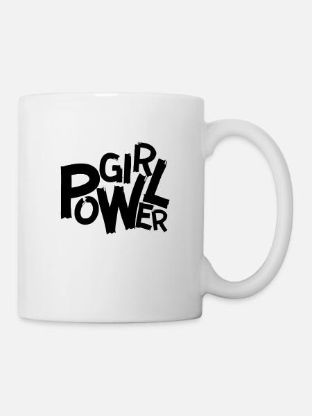 GIRL POWER - Mug blanc - blanc