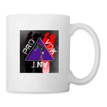PROVOKANT - sexy Tänzerin auf Modern Art - Tasse - Weiß - Rechts