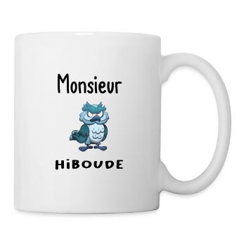 Monsieur hiboude cadeau drôle grincheux - Mug blanc - blanc - Droite