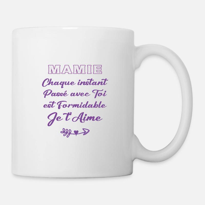 Mamie je t'aime - Mug blanc - blanc