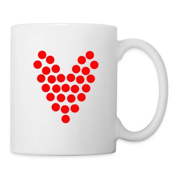 MUTTERTAG. SCHÖNEN MUTTERTAG. MAMA. ICH LIEBE DICH - Tasse - Weiß - Rechts