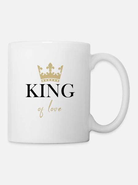 King of love - Tasse - Weiß