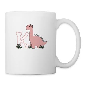 Buchstabe K - Tasse - Weiß - Rechts