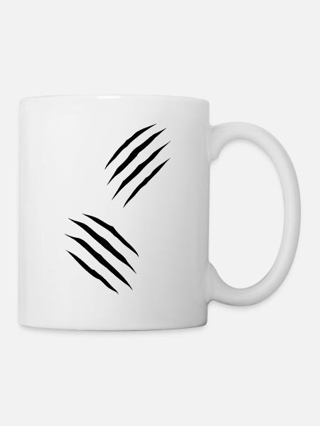 Two_Claws - Tasse - Weiß