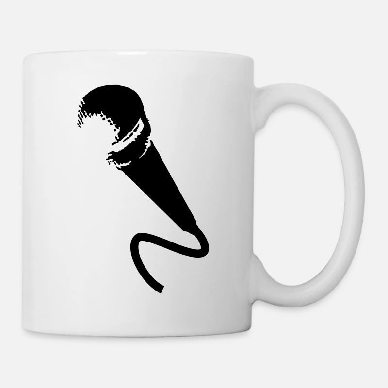microphone - Mug - white