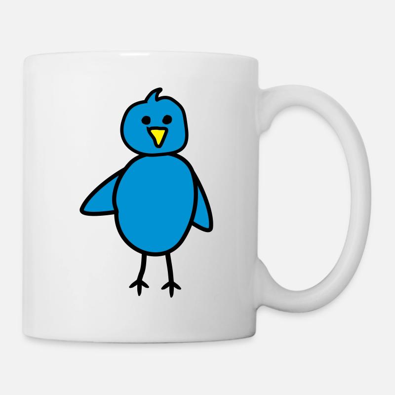 Vogel - Tasse - Weiß