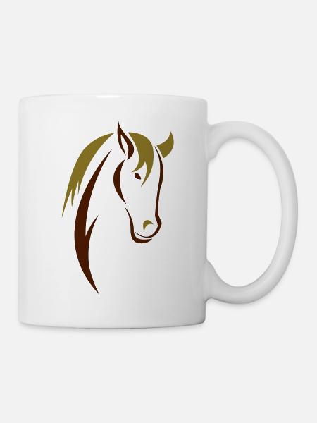 horse 3 - Tasse - Weiß