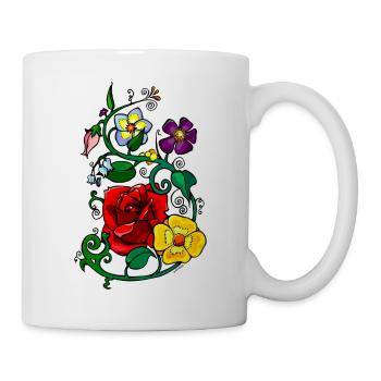 Flowers - Mug - white - Right