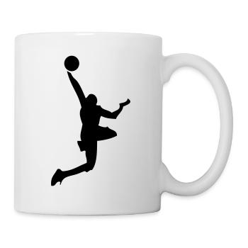 Basketball - Tasse - Weiß - Rechts