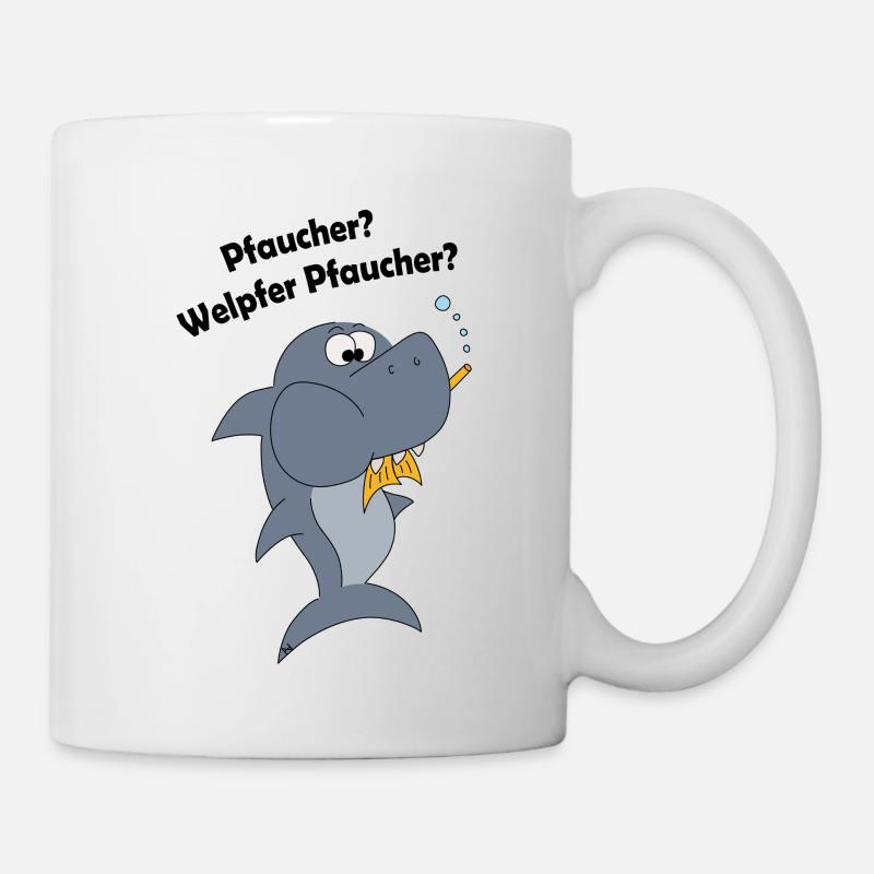 Welpfer Pfaucher? - Tasse - Weiß