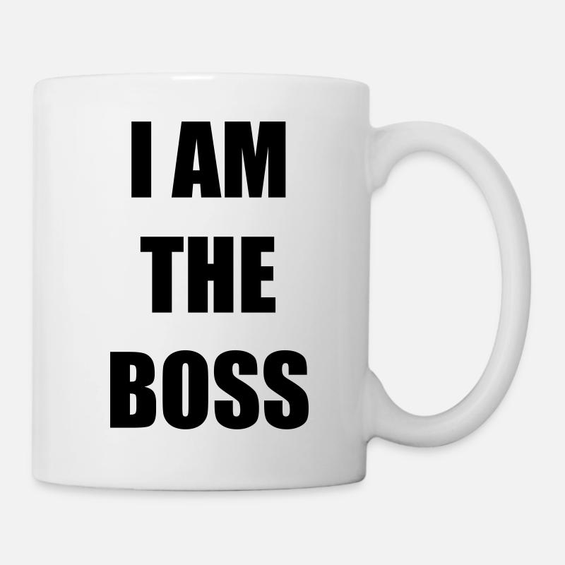 Tasse I am the boss - Mug blanc - blanc