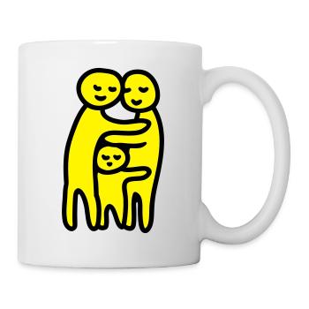 Famille Hug - Mug blanc - blanc - Droite