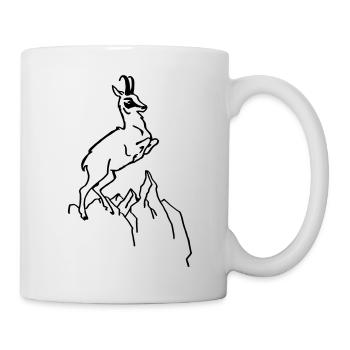 Chamois - Mug blanc - blanc - Droite