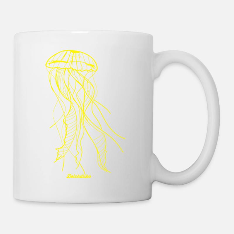 Jellyfish - Tasse - Weiß