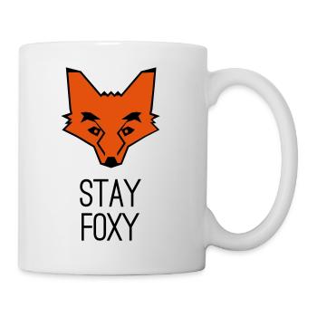 Fuchs stay foxy fox - Mug - white - Right