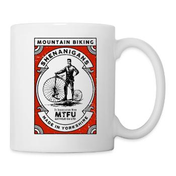 Shenanigans - mountain biking - Mug - white - Right