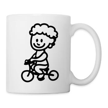 Child bike - line - Mug - white - Right